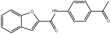 N-(4-acetylphenyl)-1-benzofuran-2-carboxamide Structure