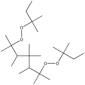 Peroxide,(1-methylethylidene)bis[(1,1-dimethylpropyl) Structure