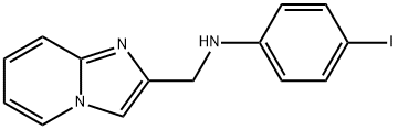 N-{imidazo[1,2-a]pyridin-2-ylmethyl}-4-iodoaniline 구조식 이미지