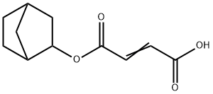 (E)-4-(bicyclo[2.2.1]hept-2-yloxy)-4-oxo-2-butenoic acid 구조식 이미지