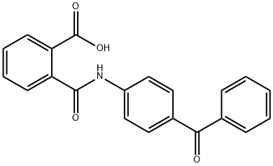 2-[(4-benzoylanilino)carbonyl]benzoic acid Structure