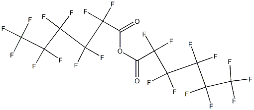 Perfluorohexanoic Anhydride 구조식 이미지