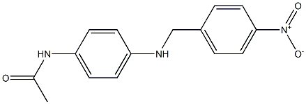 N-(4-{[(4-nitrophenyl)methyl]amino}phenyl)acetamide 구조식 이미지