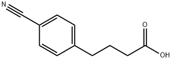 Benzenebutanoic acid, 4-cyano- 구조식 이미지