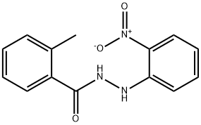 2-methyl-N'-(2-nitrophenyl)benzohydrazide Structure