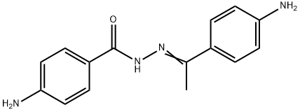 4-amino-N'-[(Z)-1-(4-aminophenyl)ethylidene]benzohydrazide Structure
