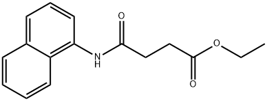 ethyl 4-(1-naphthylamino)-4-oxobutanoate Structure
