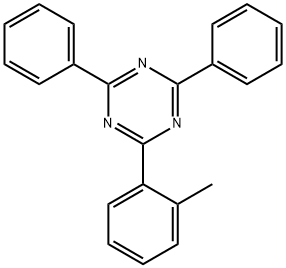 2,4-diphenyl-6-o-tolyl-[1,3,5]triazine Structure