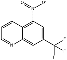 5-nitro-7-(trifluoromethyl)-quinoline 구조식 이미지
