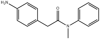 2-(4-aminophenyl)-N-methyl-N-phenylacetamide 구조식 이미지