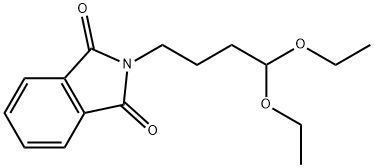 2-(4,4-Diethoxybutyl)-1H-isoindole-1,3 (2H)-dione 구조식 이미지