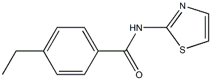 4-ethyl-N-(1,3-thiazol-2-yl)benzamide 구조식 이미지