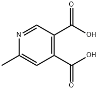 3,4-Pyridinedicarboxylic acid, 6-methyl- Structure