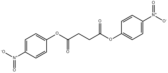 Butanedioic acid, 1,4-bis(4-nitrophenyl) ester 구조식 이미지