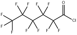 Perfluorohexanoyl chloride Structure