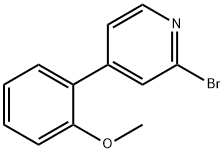 2-Bromo-4-(2-methoxyphenyl)pyridine 구조식 이미지