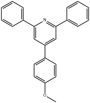 4-(4-Methoxyphenyl)-2,6-diphenylpyridine 구조식 이미지