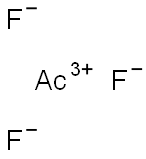 Actinium trifluoride 구조식 이미지