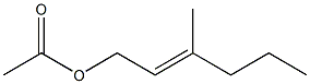 (2E)-3-methylhex-2-en-1-yl acetate Structure