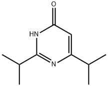 2,6-di(iso-propyl)pyrimidin-4-ol Structure