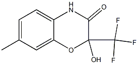 2-hydroxy-7-methyl-2-(trifluoromethyl)-2H-1,4-benzoxazin-3(4H)-one Structure