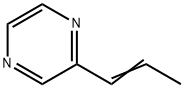 Pyrazine, 2-(1-propen-1-yl)- Structure