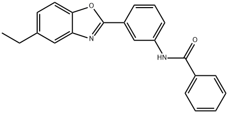 N-[3-(5-ethyl-1,3-benzoxazol-2-yl)phenyl]benzamide Structure