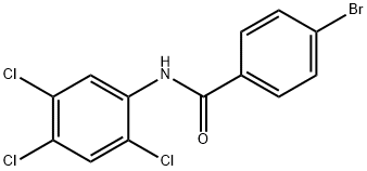 4-bromo-N-(2,4,5-trichlorophenyl)benzamide Structure