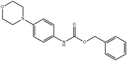 benzyl 4-morpholinophenylcarbamate Structure