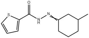 N'-(3-methylcyclohexylidene)-2-thiophenecarbohydrazide 구조식 이미지