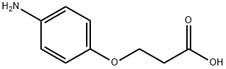 3-(4-aminophenoxy)propionic acid 구조식 이미지