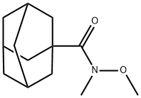 N-Methoxy-N-methyladamantane-1-carboxamide 구조식 이미지