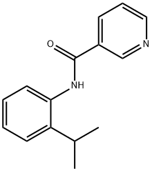 N-(2-isopropylphenyl)nicotinamide 구조식 이미지