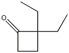 2,2-diethylcyclobutan-1-one Structure