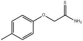 Ethanethioamide, 2-(4-methylphenoxy)- Structure