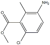 methyl 3-amino-6-chloro-2-methylbenzoate Structure