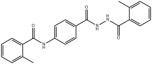 2-methyl-N-(4-{[2-(2-methylbenzoyl)hydrazino]carbonyl}phenyl)benzamide Structure