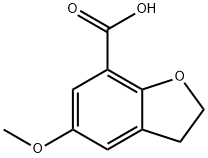 5-methoxy-2,3-dihydro-1-benzofuran-7-carboxylic acid Structure