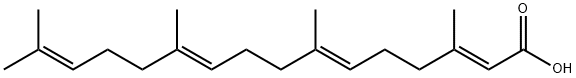 2,6,10,14-Hexadecatetraenoic acid, 3,7,11,15-tetramethyl-, (2E,6E,10E)- Structure