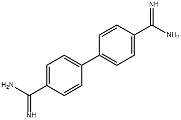 biphenyl-4,4'-dicarboxamidine Structure