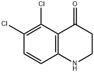 5,6-dichloro-2,3-dihydroquinolin-4(1H)-one 구조식 이미지