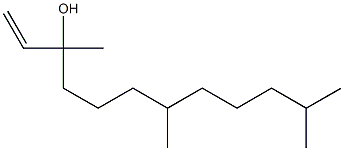 3,7,11-trimethyldodec-1-en-3-ol Structure