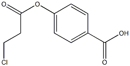 4-(carboxy)phenyl 3-chloropropanoate Structure