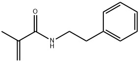 2-Propenamide, 2-methyl-N-(2-phenylethyl)-||| 구조식 이미지