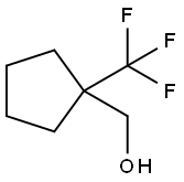 (1-(trifluoromethyl)cyclopentyl)methanol 구조식 이미지