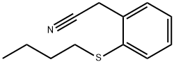 2-(2-(butylthio)phenyl)acetonitrile Structure
