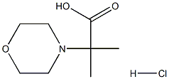 2-methyl-2-(morpholin-4-yl)propanoic acid hydrochloride Structure