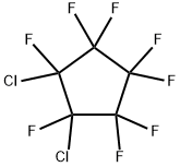 1,2-Dichloroperfluorocyclopentane 구조식 이미지