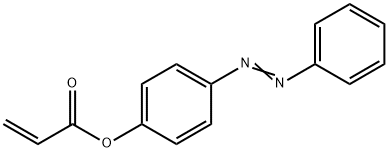 2-Propenoic acid, 4-(2-phenyldiazenyl)phenyl ester Structure