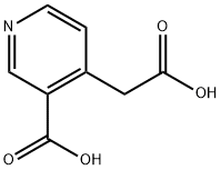 4-(carboxymethyl)pyridine-3-carboxylic acid Structure